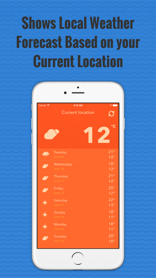 #3. Thunderstorm-Local Weather (iOS) 由: Ramalingam Sivaramakrishnan