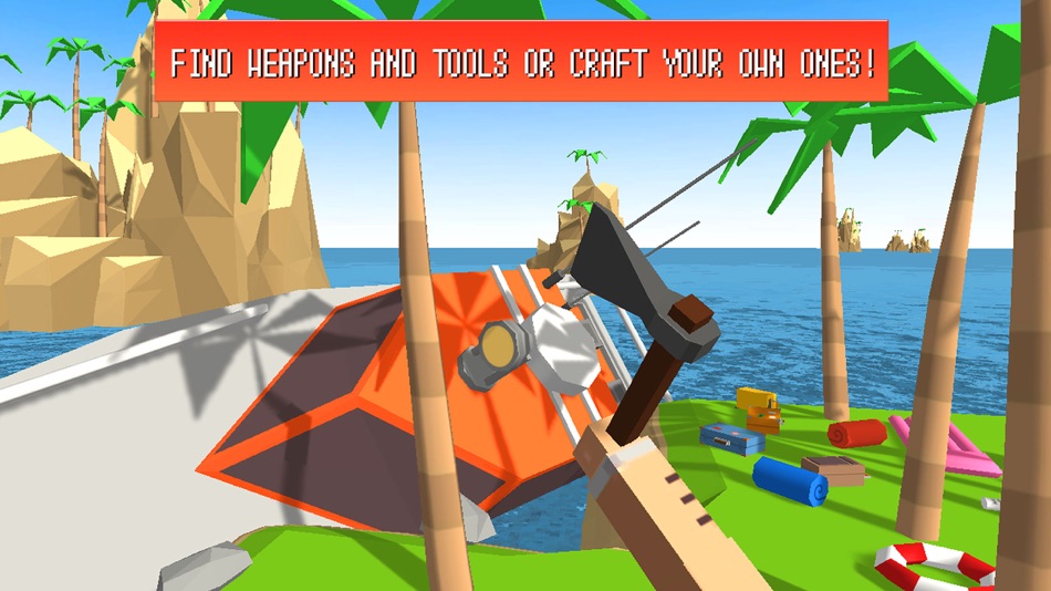 #3. Craft Island Survival Simulator 3D (iOS) 由: Tayga Games OOO