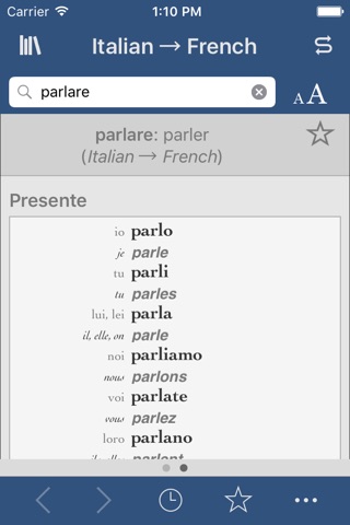 Ultralingua French-Italian screenshot 2