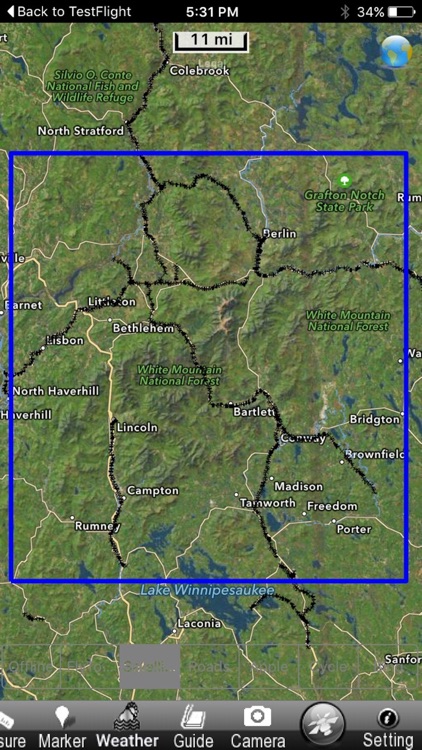White Mountain National Forest - GPS Map Navigator screenshot-4