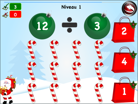 Screenshot #4 pour Jeu Éducatif Père Noël Maths