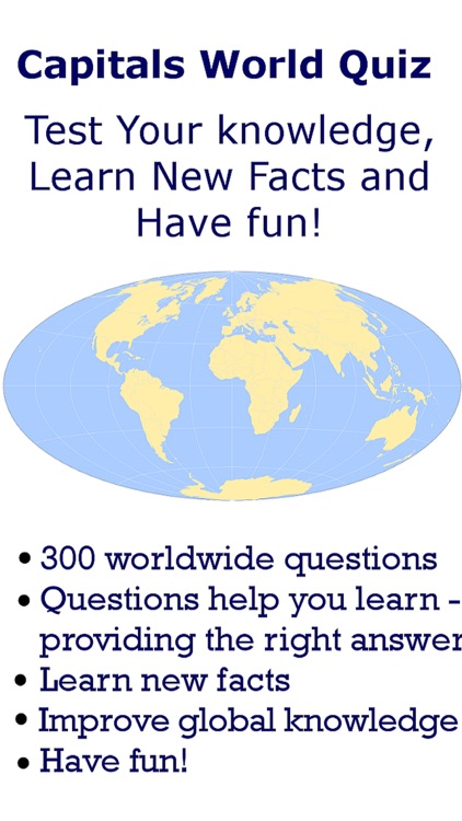Countries & Capitals Quiz Worldwide