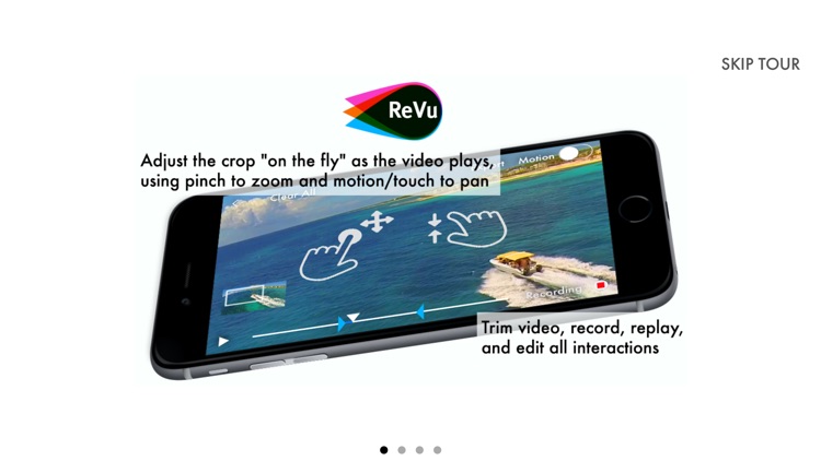 ReVu Video Editor - Record Zoom and Pan Interactions to Make a New Video