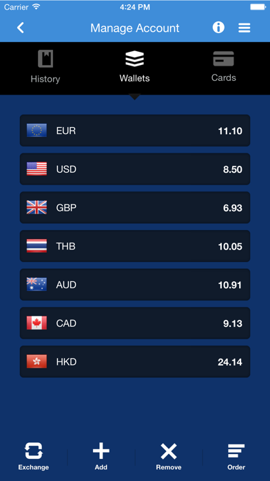 Screenshot #1 pour AAE Travel Card - Al Ansari Exchange's Multi Currency VISA Prepaid card