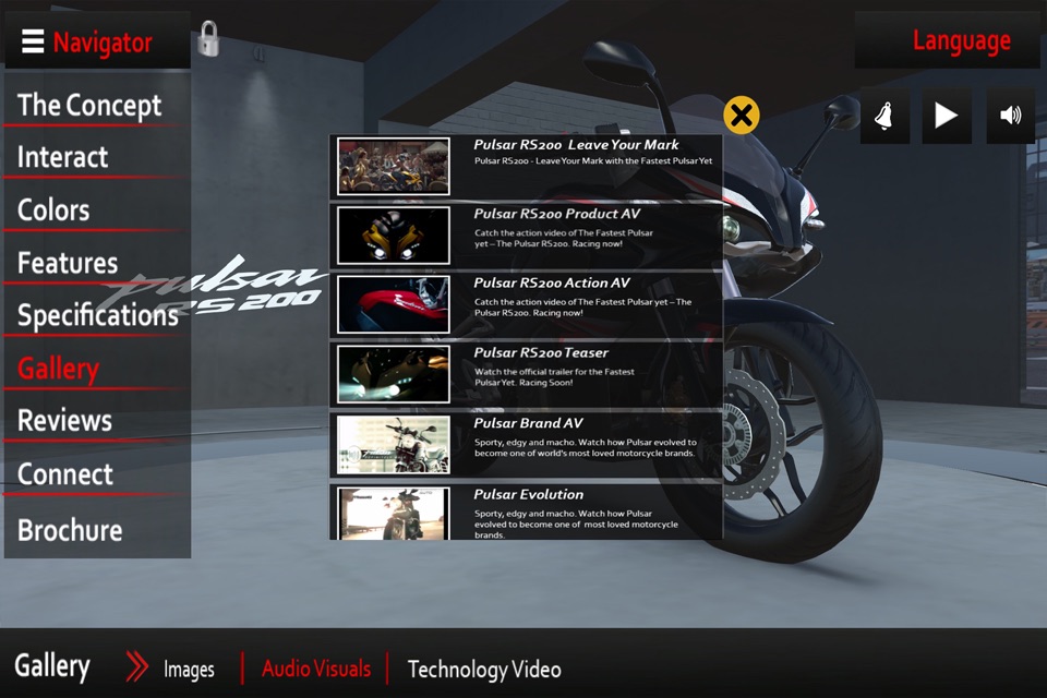 Bajaj Pulsar RS200 Interactive screenshot 2