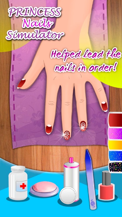 Screenshot #1 pour Princess Nails Simulator