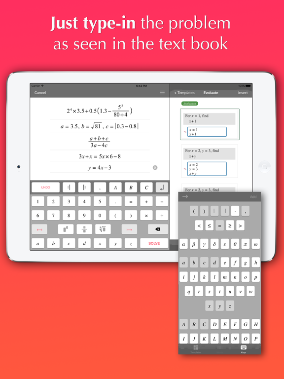 FX Math Junior Problem Solver iPad screenshot 5 - Education app