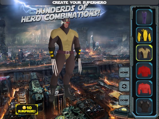 Screenshot #5 pour Superhero Creator - Super Hero Character Costume Maker & Dress Up Game for Man FREE