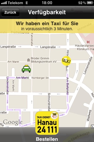 Taxi Hanau screenshot 4
