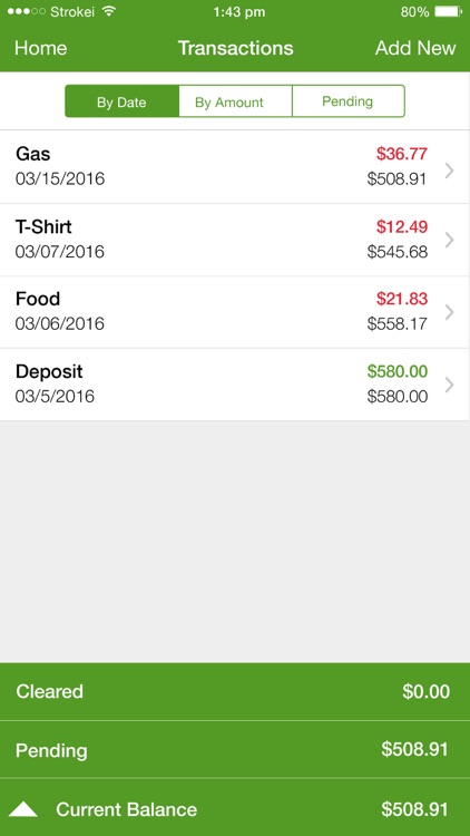 InstaFunds - Checkbook (Finances, Spending, Accounts + Pic Option)