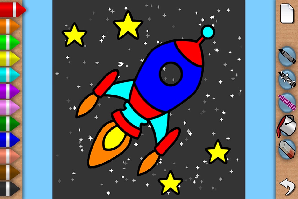 Sparkling Color Book - Coloring Pages for Boys and Girls screenshot 4