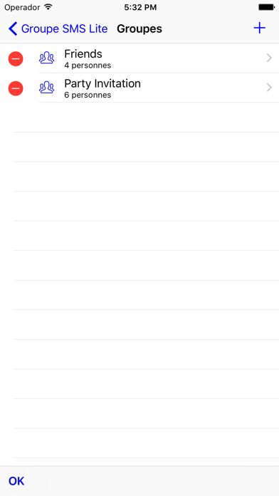 Screenshot #2 pour Group SMS Lite