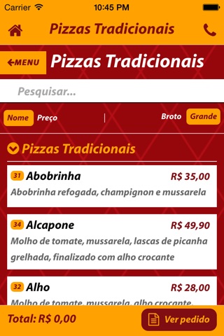 Pizzaria Guairacá screenshot 2