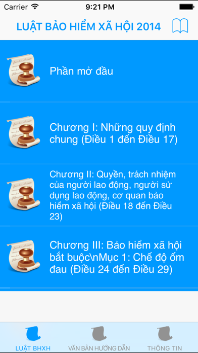 Screenshot #1 pour Luật Bảo Hiểm Xã Hội Năm 2014