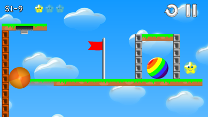 Screenshot #1 pour Rainbow Ball Rush Lite