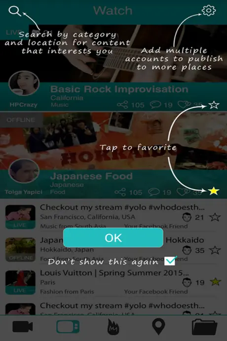 uPeek - LIVE Stream Video