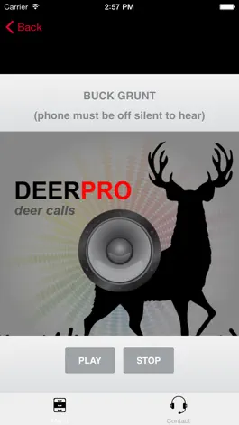 Game screenshot Deer Calls & Deer Sounds for Deer Hunting - BLUETOOTH COMPATIBLE apk