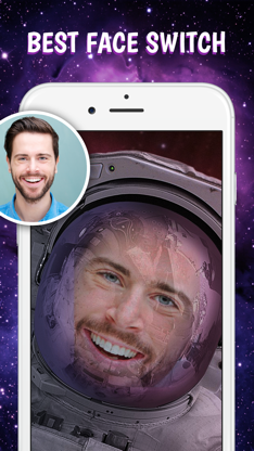 Face Switch - face editor & funny photo booth: change face swap, cut and paste photos screenshot 1