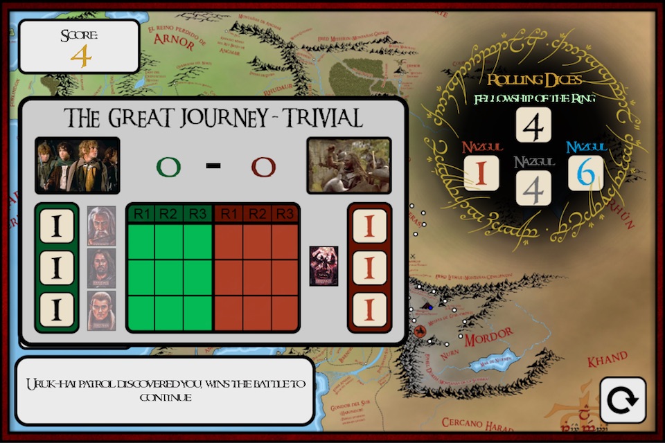 The Great Journey - Trivia "LOTR Edition" screenshot 3