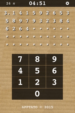 Pi Digits Memory Game screenshot 2