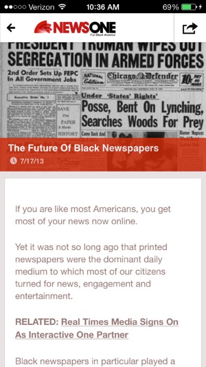 Newsone Now On The App Store