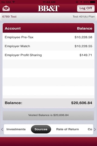 BB&T PlanTrac Mobile screenshot 4