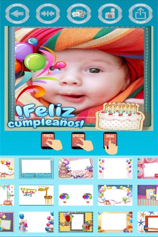 Happy birthday photos frames screenshot 2