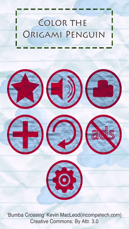 Color the Origami Penguin