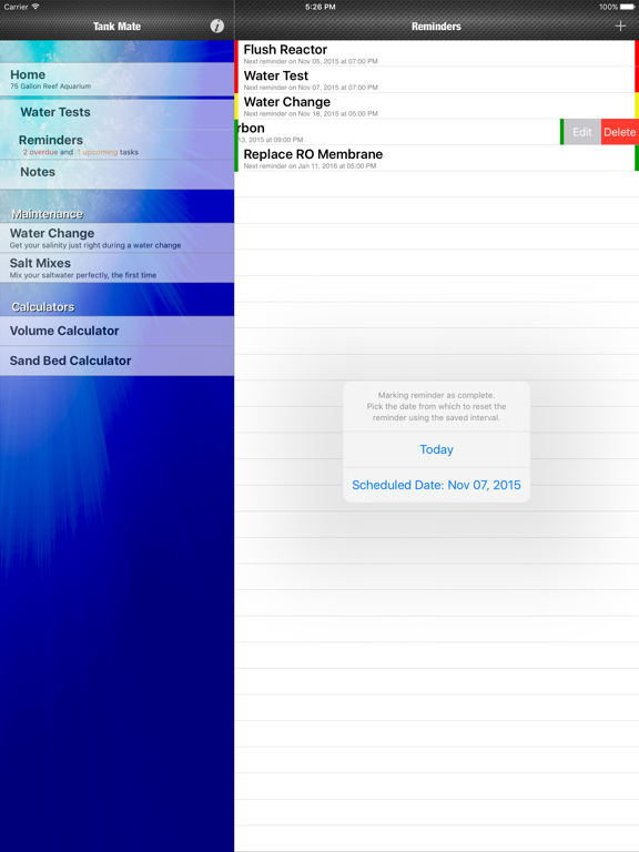 Screenshot #6 pour Tank Mate - The Aquarist's Helper
