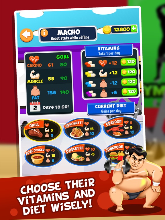 Gym Fit to Fat Race - real run jump-ing & wrestle boxing games for kids! iPad screenshot 4 - Games app