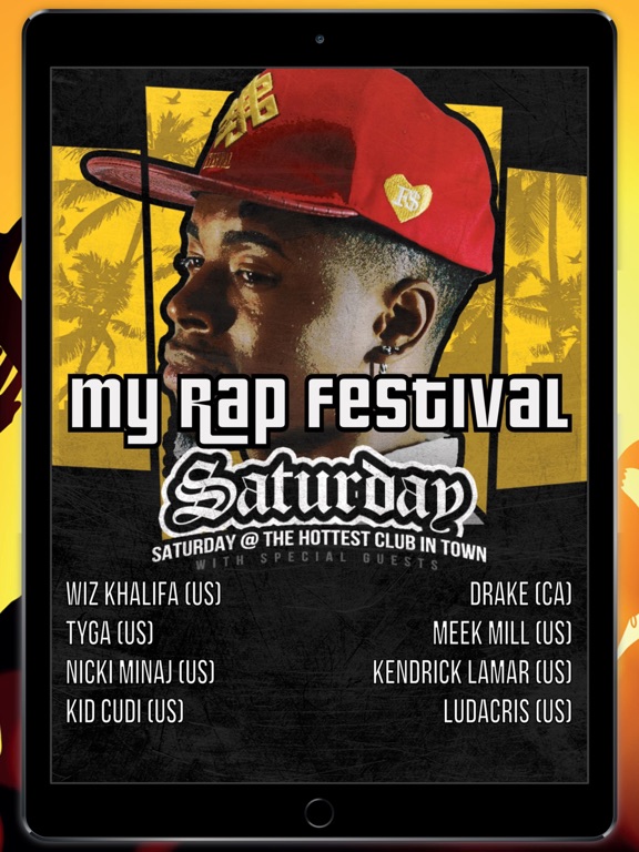My Festival - Create Fake Music Festival Posters iPad screenshot 4 - Photo & Video app