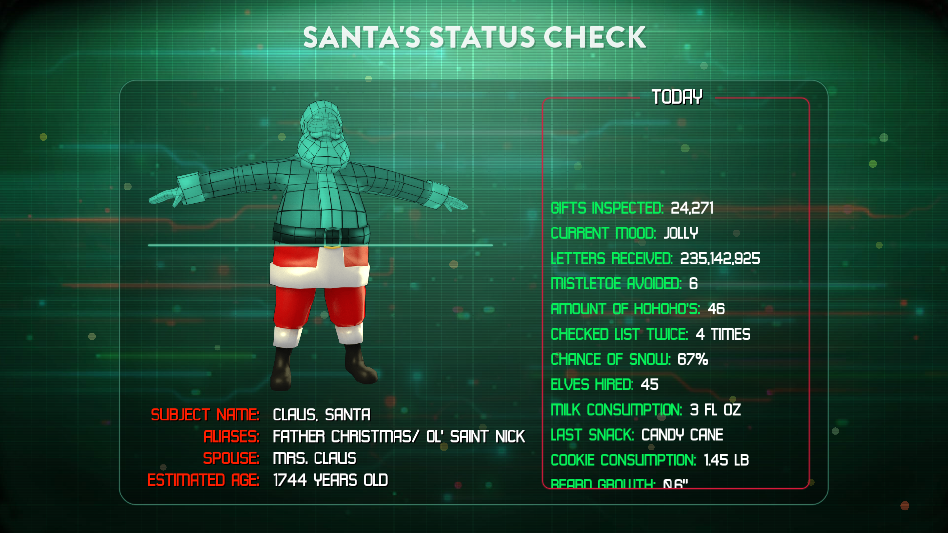 Santa Tracker and Status Check
