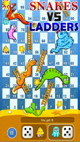 Game screenshot Змеи и лестницы apk
