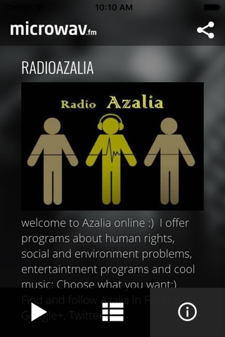 Radio Azalia screenshot 2