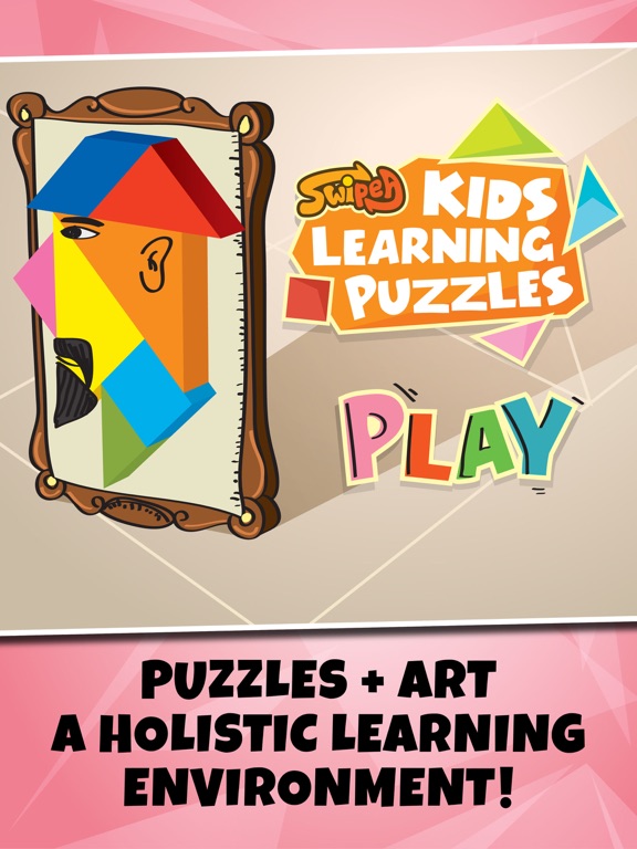 Kids Learning Puzzles: Portraits, Tangram Playtimeのおすすめ画像1