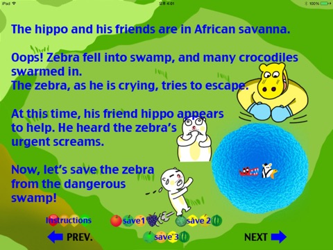 Hippo's Vacation Free screenshot 2