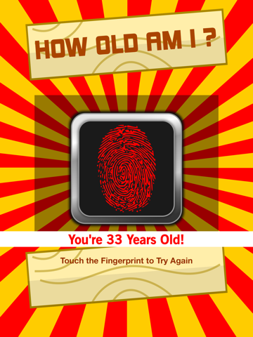 Screenshot #6 pour How Old Am I - Age Guess Scanner Fingerprint Touch Test Booth HD +