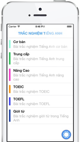 Trắc Nghiệm Tiếng Anhのおすすめ画像1