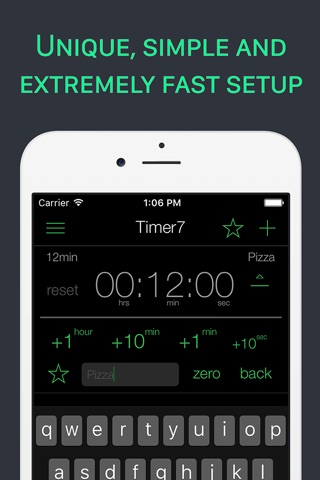 Timer 7 - Multiple timers for time management, kitchen, gym, errands and gtd screenshot 2