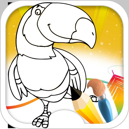 Parrot Colorful Book Icon