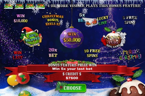 Snow Slots Merry Christmas FREE screenshot 3