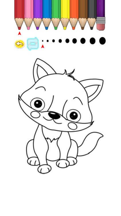 Kids Coloring Book - Cute Animals Kumamoto screenshot-3