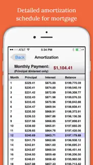 easy mortgages - mortgages calculator iphone screenshot 3