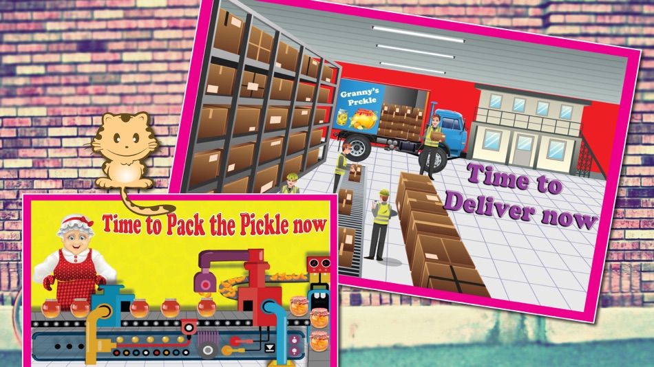 #5. Granny's Pickle Factory Simulator - Learn how to make flavored fruit pickles with granny in factory (iOS) 由: Kids Fun Plus
