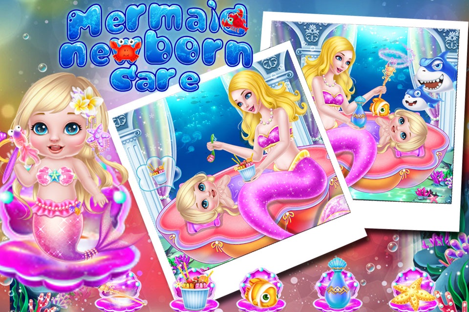 Mermaid Newborn Baby Care Nurse screenshot 3