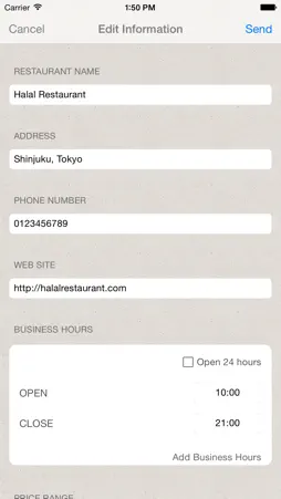 Halal information sharing MAP screenshot 3
