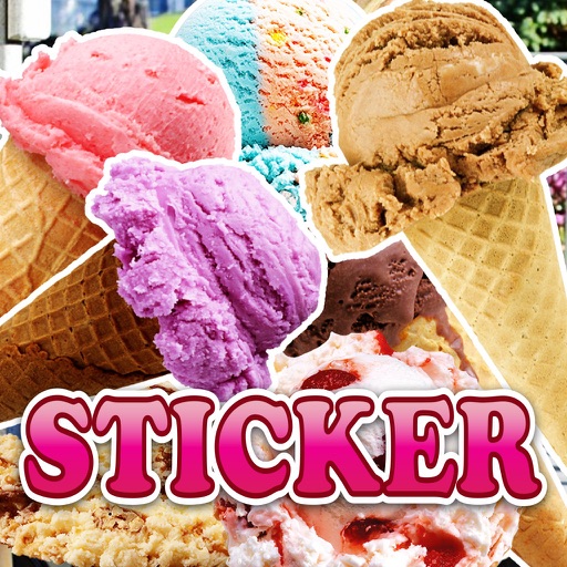 Frozen Ice Cream : Kids Dessert Photo Stickers Images Editor icon