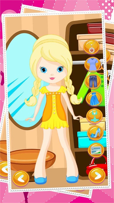 リトルガールドレスアップ人形 - 女の子のためのファッションメイクゲームのおすすめ画像2