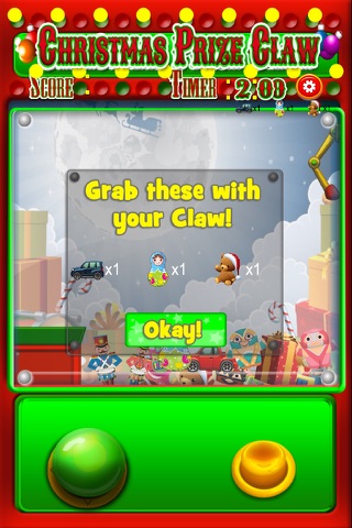 Christmas Prize Claw - Kids Toy Machine FREE screenshot 3