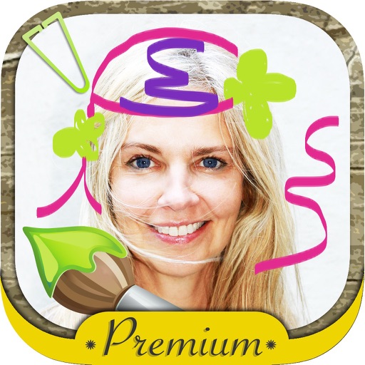 Write and draw in photos - Premium icon